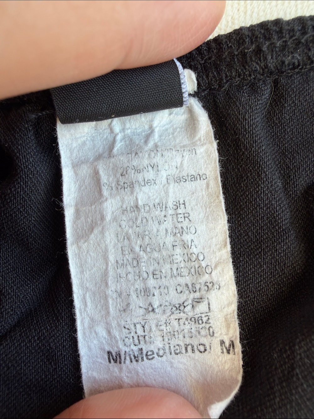 Windsor Vintage Inspired Black Lace-Trim Ribbon Strap Whimsygoth Top Size Medium - Picture 10 of 10